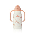 Liewood - Paul spisesæt 4 stk// Cat rose blush, Liewood - Vivi printed silikone spisesæt - Peach sea shell mix