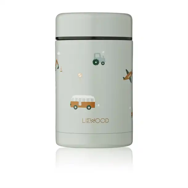Liewood Nadja food jar Cat Mustard