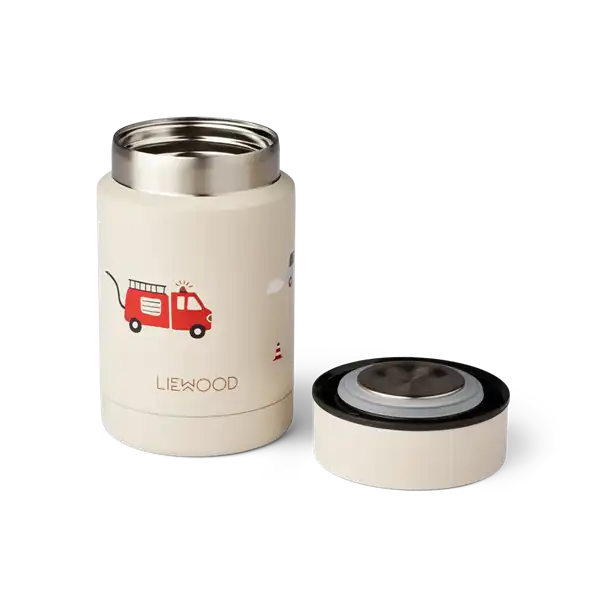 Liewood Nadja food jar Cat Mustard