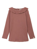 Lil' Atelier - Nmfraja LS Slim Top Wi Lil - Burlwood, t-shirt