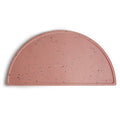 Mushie Silikone dækkeserviet - Powder Pink Confetti