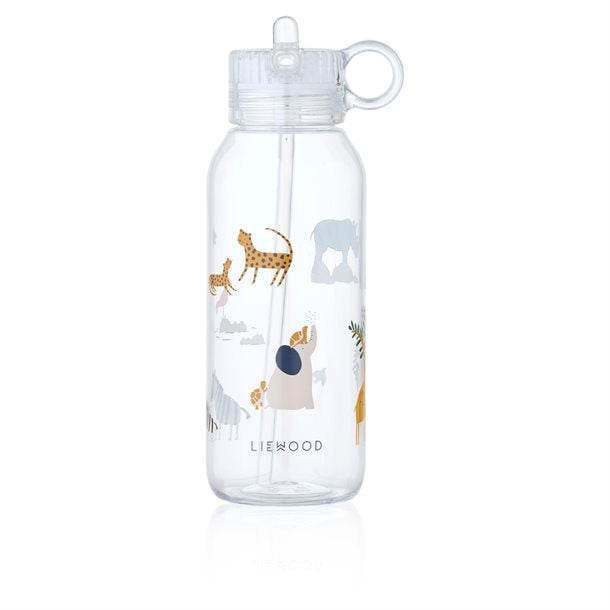 Liewood - Paul spisesæt 4 stk// Cat rose blush, Liewood - Vivi printed silikone spisesæt - Peach sea shell mix