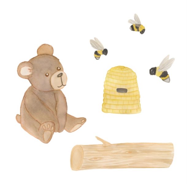 Thats Mine Wall Stickers  Bees And Bear