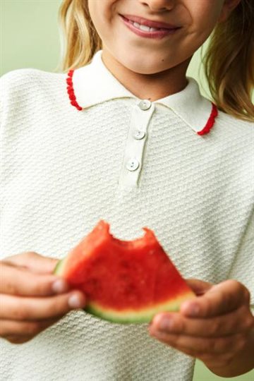 Fub - Pique Oversize Polo - ecru