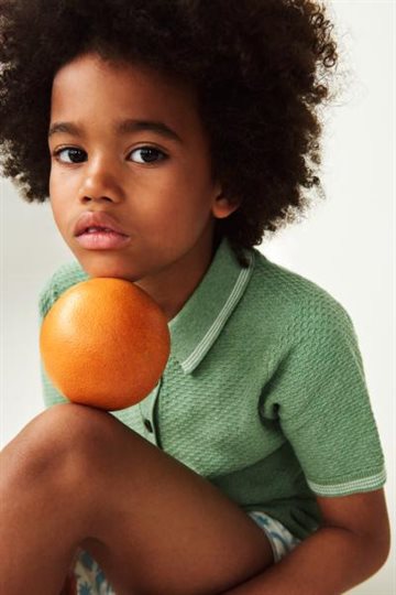 Fub - Pique Polo - apple melange