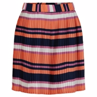 The New - Tess Pleat Skirt // Stripe