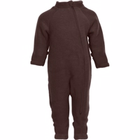Mikk-Line - Wool Baby Suit // Puce Brown