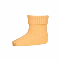 MP Cotton rib babystrømper // Ochre