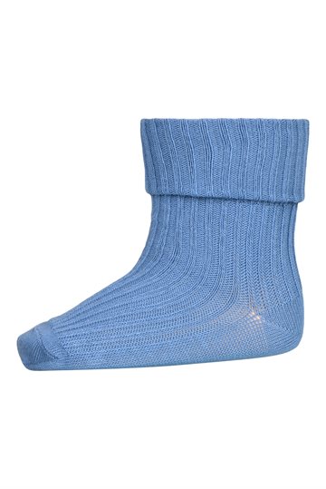 MP Cotton rib babystrømper // Captains blue