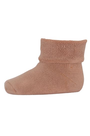 MP bomuld babystrømpe // Tawny Brown 