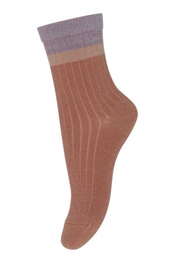 MP Denmark - Norma glimmerstrømper // Copper Brown