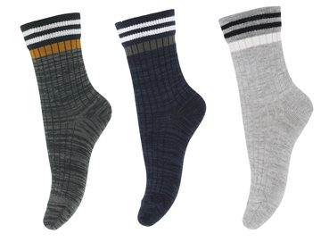 MP Denmark - Alf ankelstrømper Multi - 3 pack 