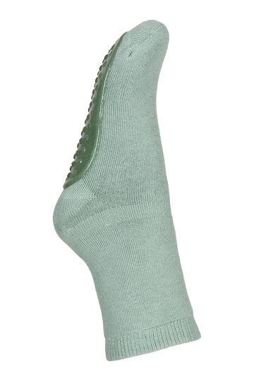 MP Anti-slip bomuldssokker // Granite green