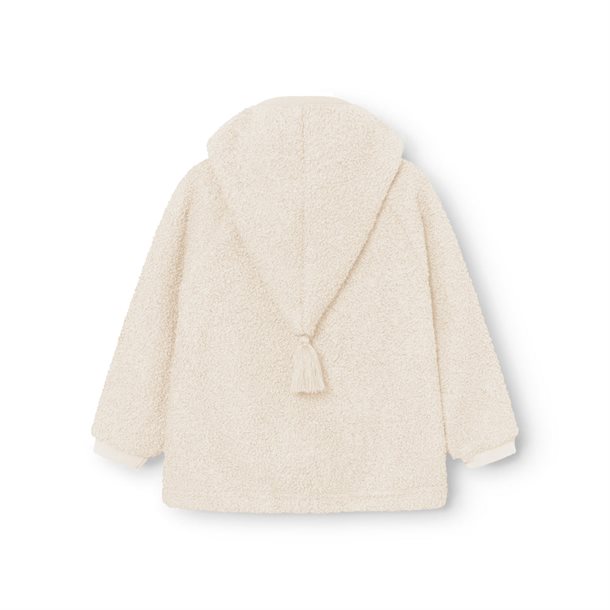 Mini A Ture - MATLIFF teddyfleece jacket. GRS - Angora cream