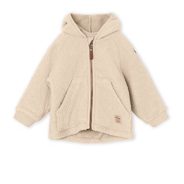 Mini A Ture - Liff teddyfleece jacket. GRS - Sand Dollar