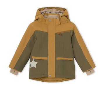 Mini A Ture - Vestyn Winter Jacket Col. Block. Grs - Capers Green