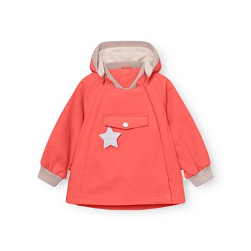 Mini A Ture - MATWAI fleece lined jacket. GRS - Paprika red