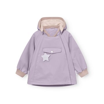 Mini A Ture - MATWAI fleece lined jacket. GRS -  Minimal lilac