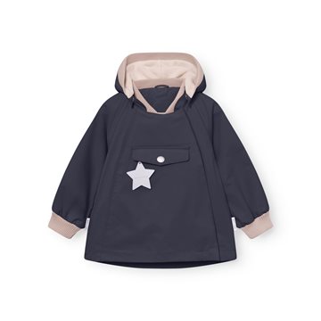 Mini A Ture - MATWAI fleece lined jacket. GRS -  Ombre blue