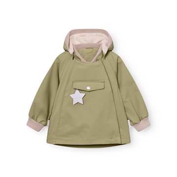 Mini A Ture - MATWAI fleece lined jacket. GRS -   Boa green