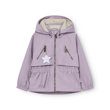 Mini A Ture - MATALGEA fleece lined jacket. GRS -  Minimal lilac