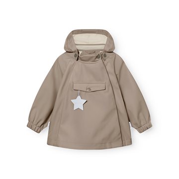 Mini A Ture - MATWAI softshell jacket. GRS -   Grey brown