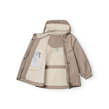 Mini A Ture - MATWAI softshell jacket. GRS -   Grey brown