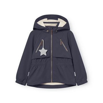 Mini A Ture - MATALGEA softshell jacket. GRS - Ombre blue