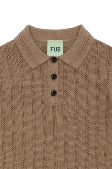 Fub - Structure Polo - camel melange