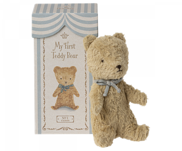 Maileg - My First Teddy in Box, Blue