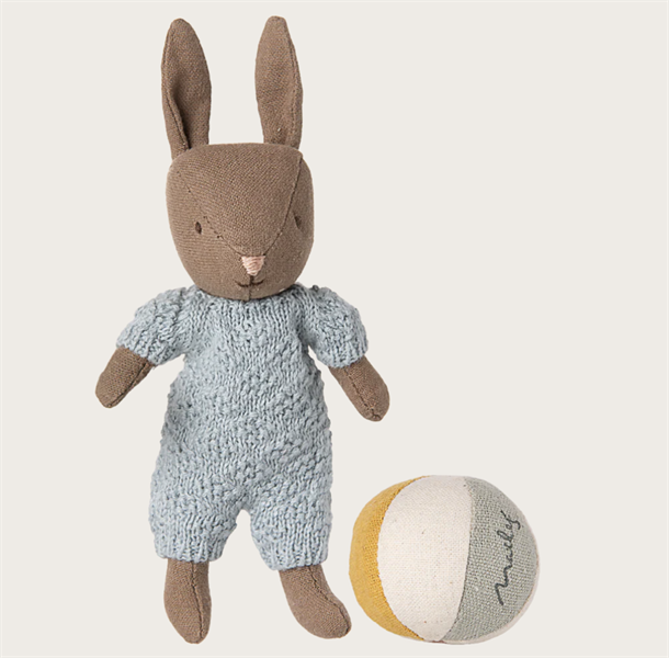 Rabbit set, Micro - Brown - Blue