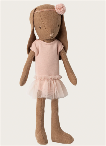 Bunny, Size 1 - Chocolate brown - Ballet suit and skirt rose