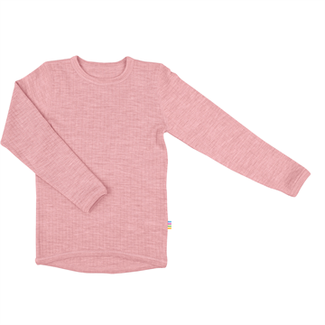 Joha Langærmet Bluse rib(uld) -  Rosa