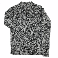 Joha - JULIE Voksen uld bluse med lynlås Leo//grå/sort