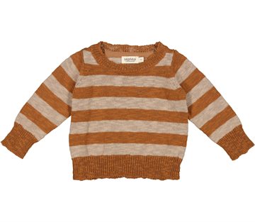 MarMar -  Tepo  Cotton Slub Knit, knitwear, Baby/Kids - Driftwood Stripe