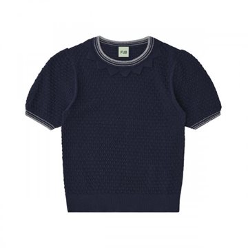 Fub - Waffle Tee - dark navy