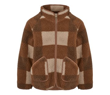 MarMar Jerry, Teddybear Fleece, outerwear, Kids -  Chunky Hazel Check