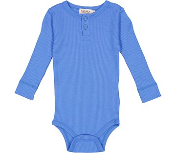 Marmar  Body LS med knapper -  Vivid Blue