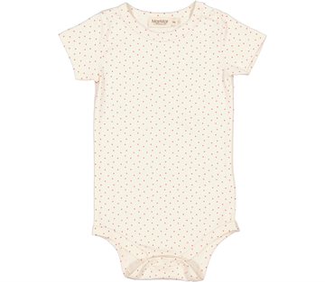 Marmar Plain Body Modal SS - Red Currant Dot