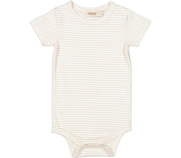 Marmar Plain Body Modal SS - White Sage Stripe