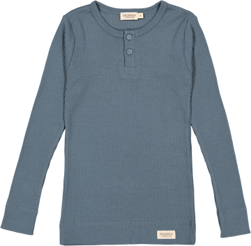 MarMar - Tee LS Modal med knapper - Ocean