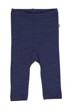 Joha - Leggings  (uld/silke) // NAVY Blå