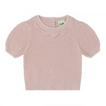 Fub - Baby Waffle Tee - pale rose