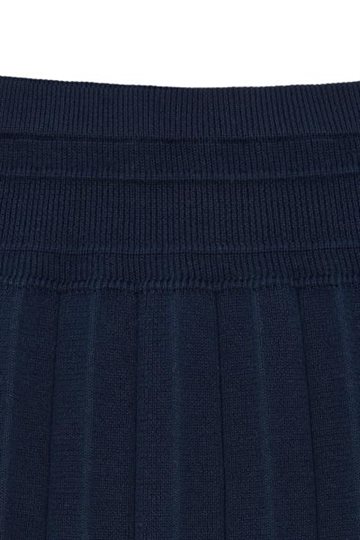 Fub -  Pleated Skirt - dark navy