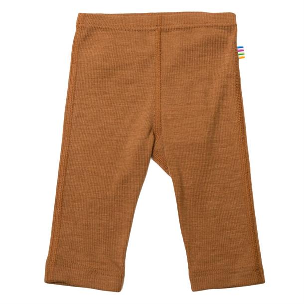 Joha -  leggings rib uld/silke//brun