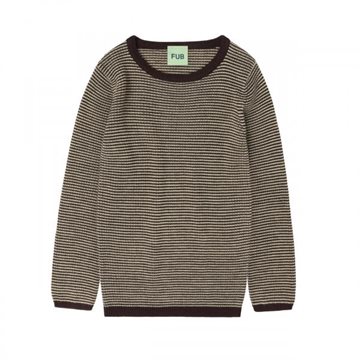 Fub - Rib Blouse - mocca/wheat