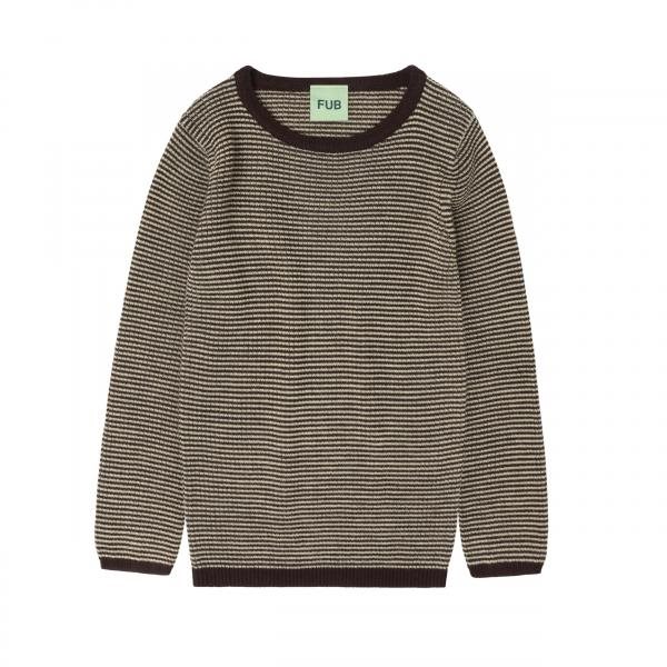 Fub - Rib Blouse - mocca/wheat