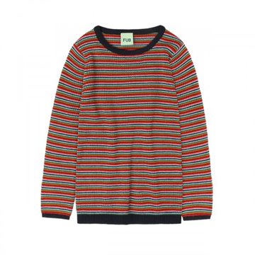 Fub - Rib Blouse - multi stripe