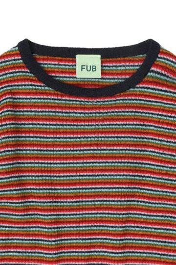 Fub - Rib Blouse - multi stripe