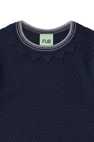 Fub - Waffle Tee - dark navy